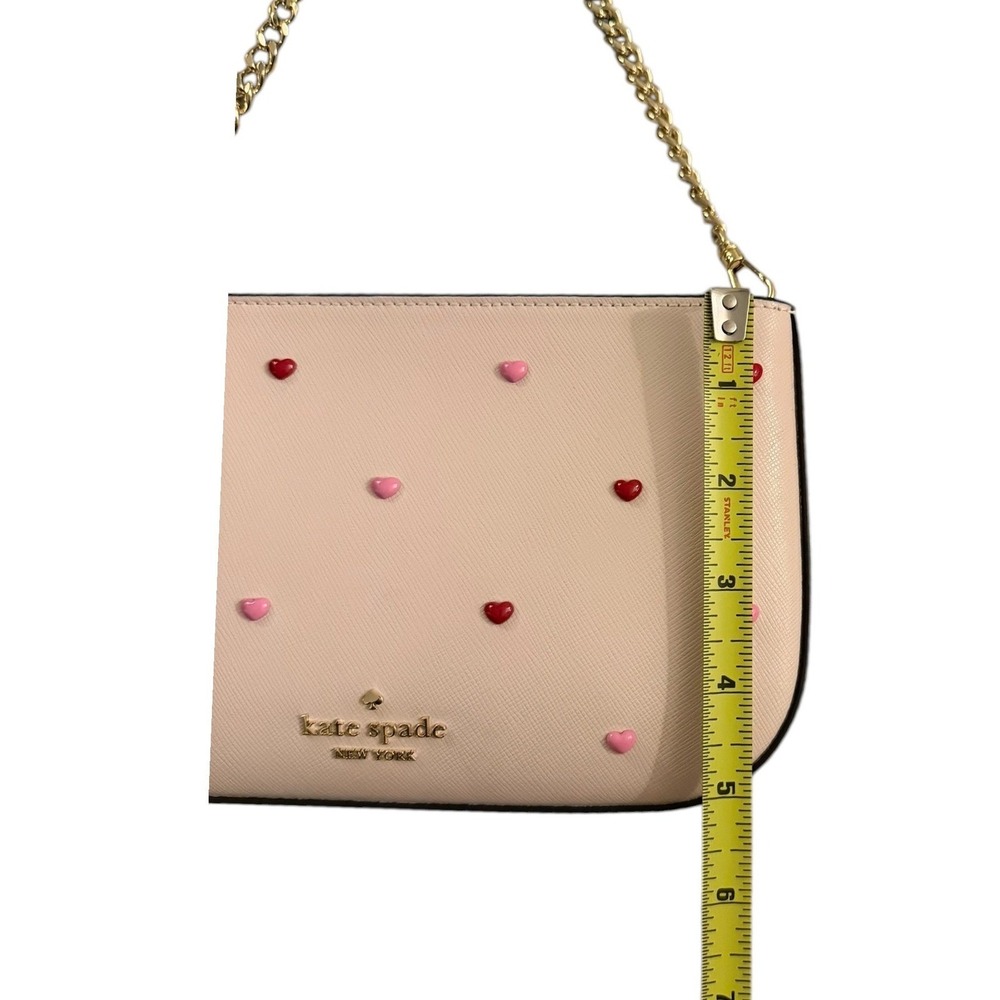 Kate Spade New York Heart Pochette Pink Bag - Picture 9 of 10